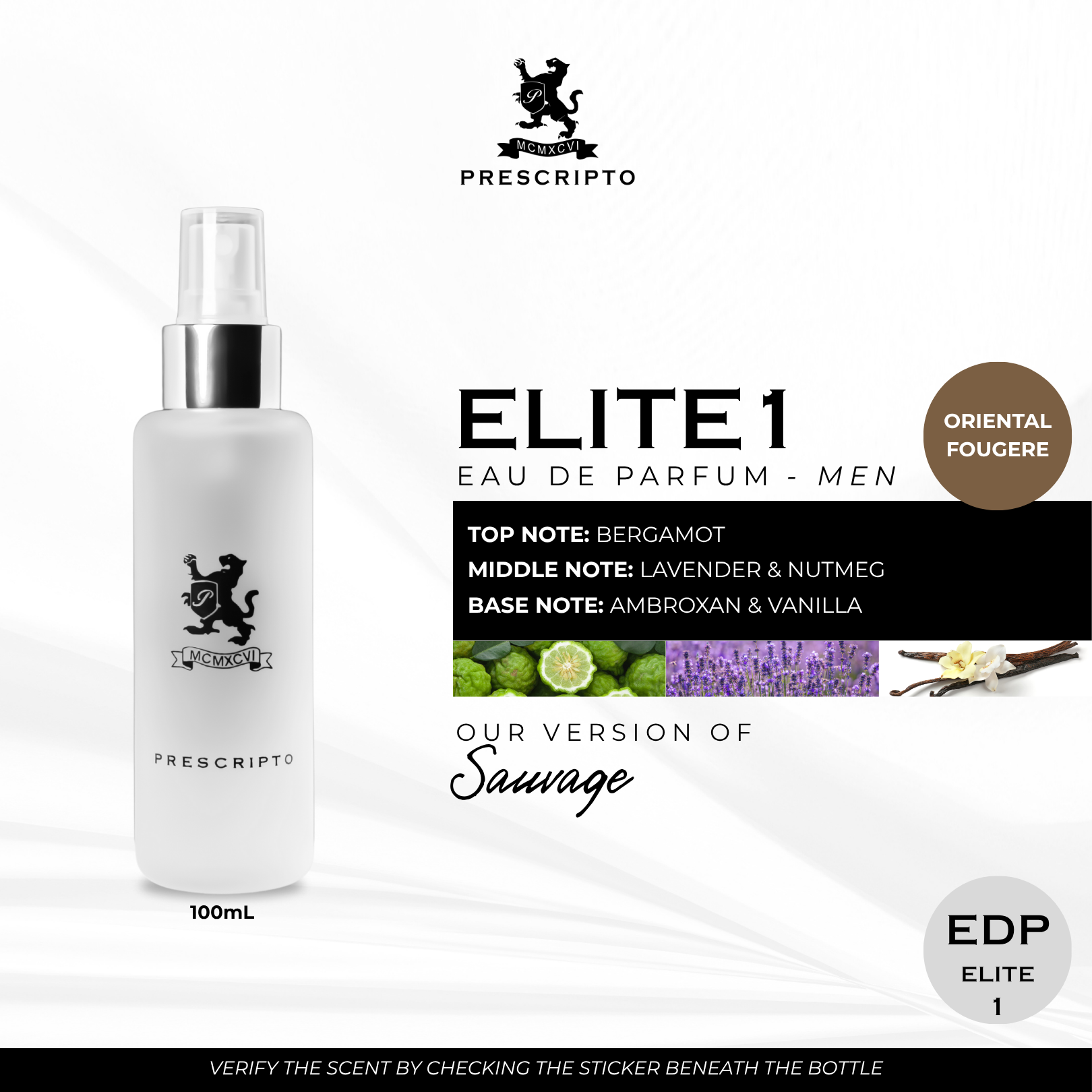 EDP ELITE 1 - OUR VERSION OF SAUVAGE EDP