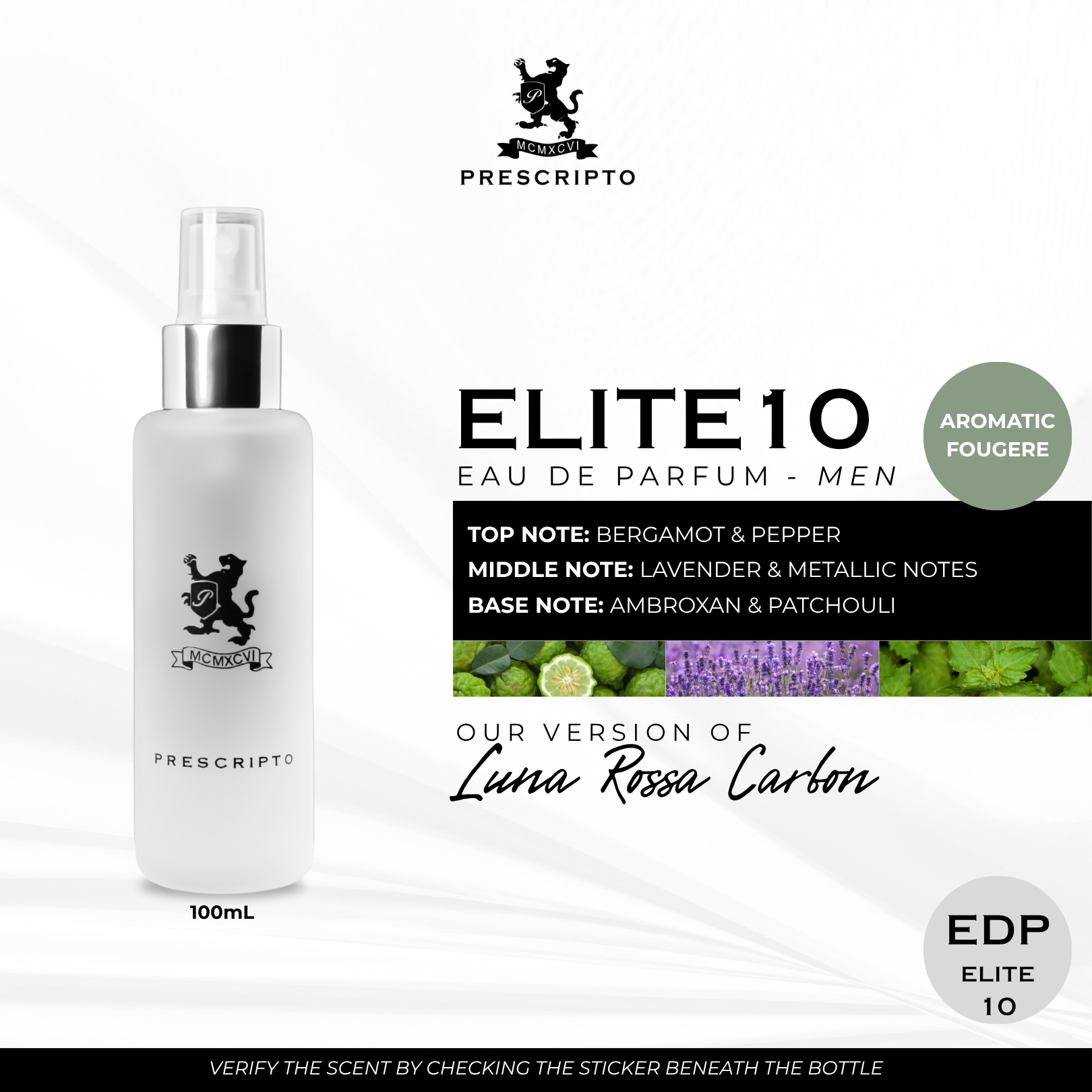 EDP ELITE 10 - OUR VERSION OF LUNA ROSSA CARBON