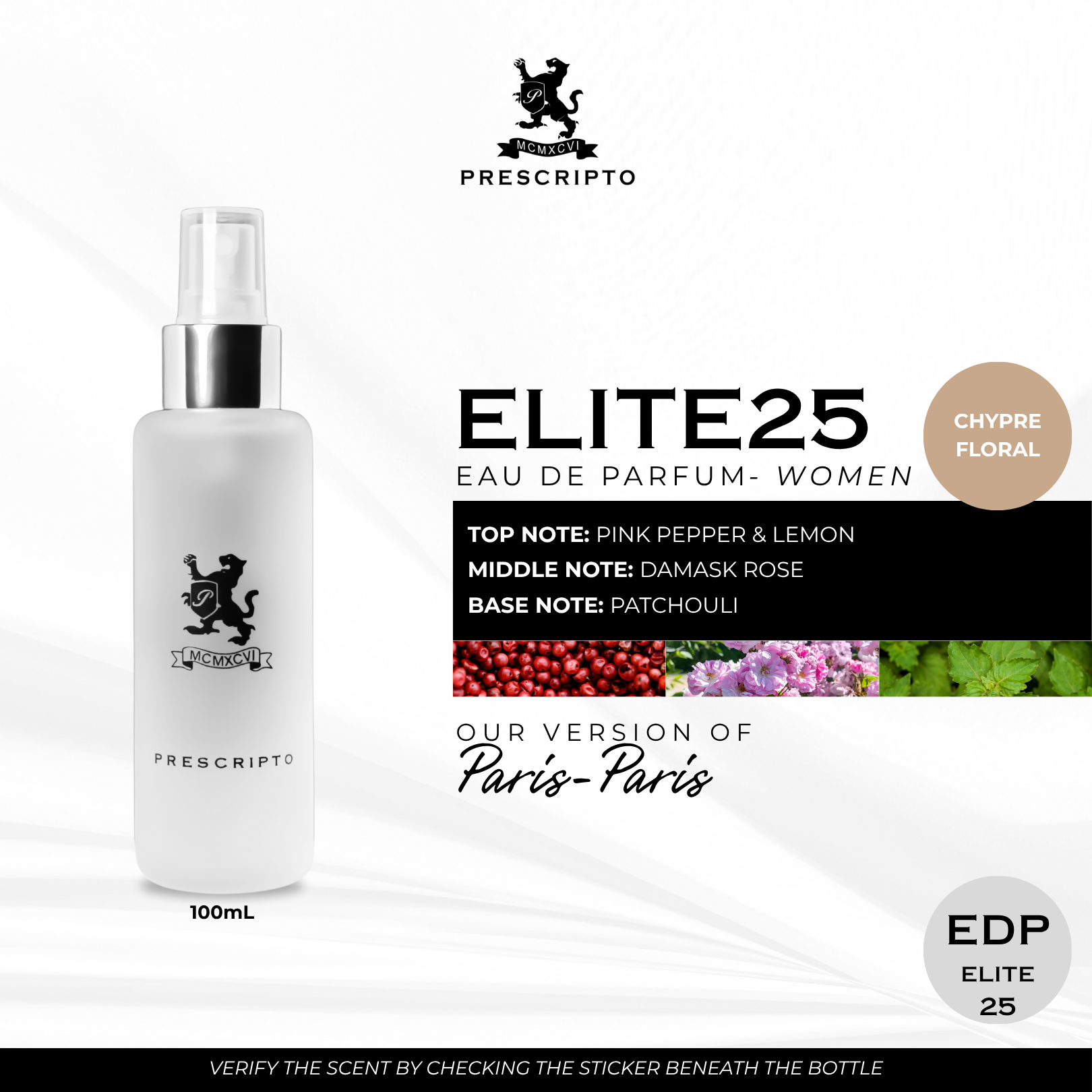 EDP ELITE 25 - OUR VERSION OF PARIS-PARIS