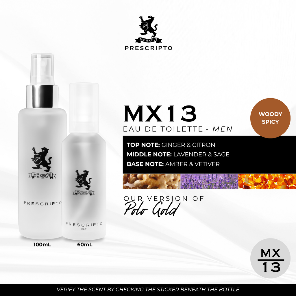 MX13 - OUR VERSION OF POLO GOLD (POLO BLUE GOLD BLEND)