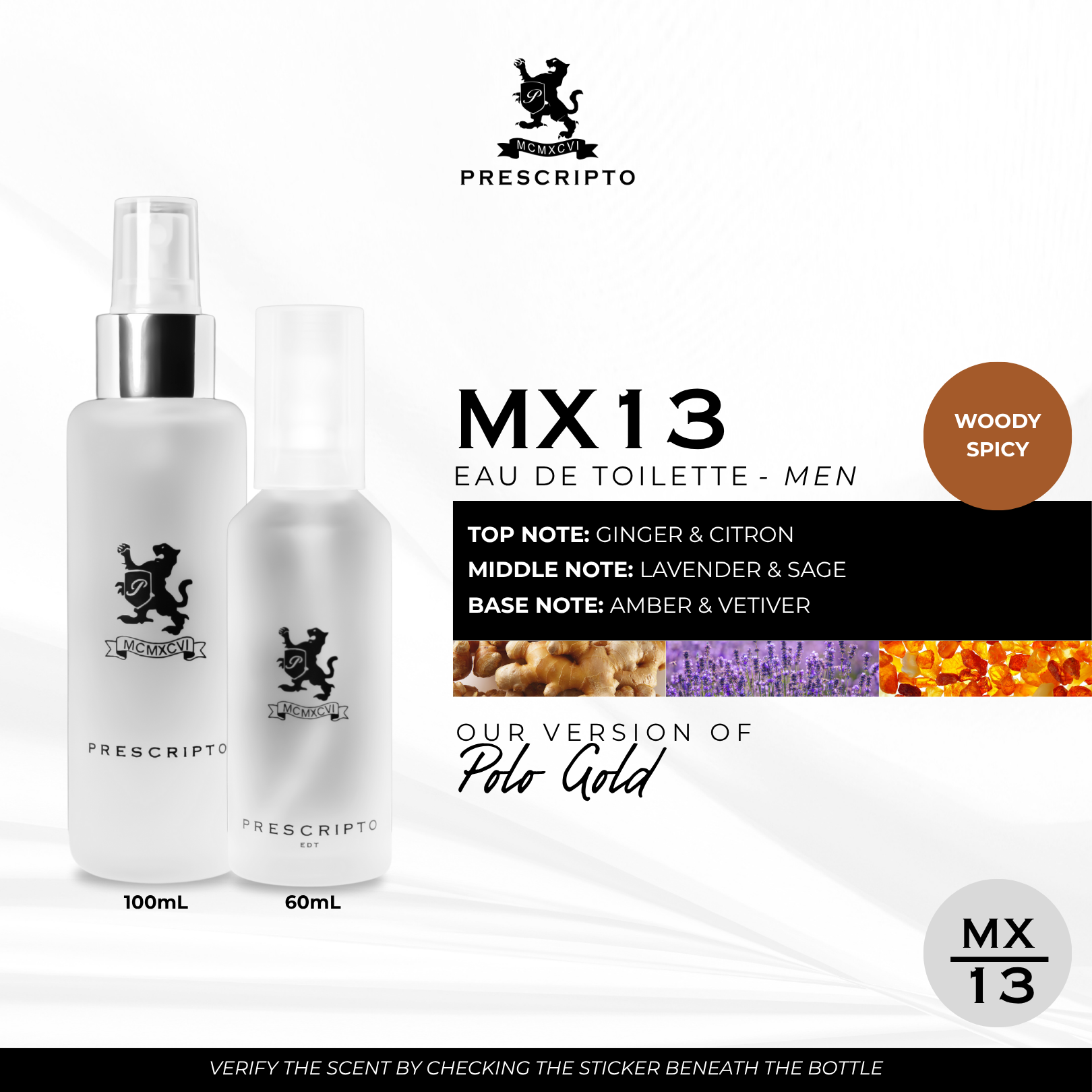 MX13 - OUR VERSION OF POLO GOLD (POLO BLUE GOLD BLEND)