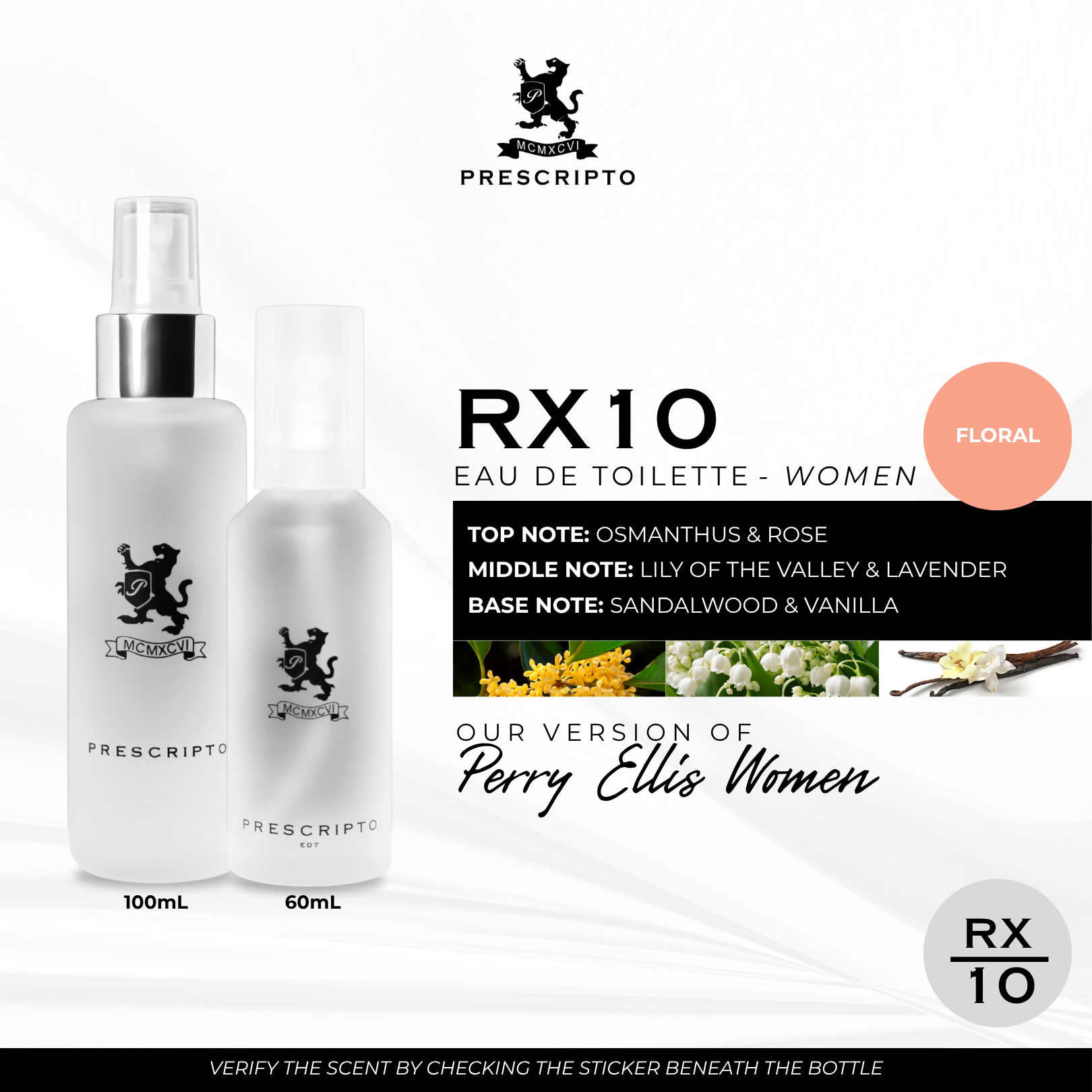 RX10 - OUR VERSION OF PERRY ELLIS WOMEN (360° PERRY ELLIS)