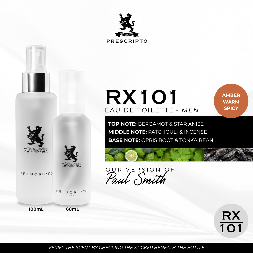 Blue Rx101 RX101 - OUR VERSION OF PAUL SMITH MAN – Prescripto Official