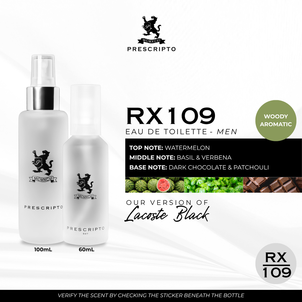 RX109 - OUR VERSION OF LACOSTE BLACK (LACSOTE L.12.12 NOIR)