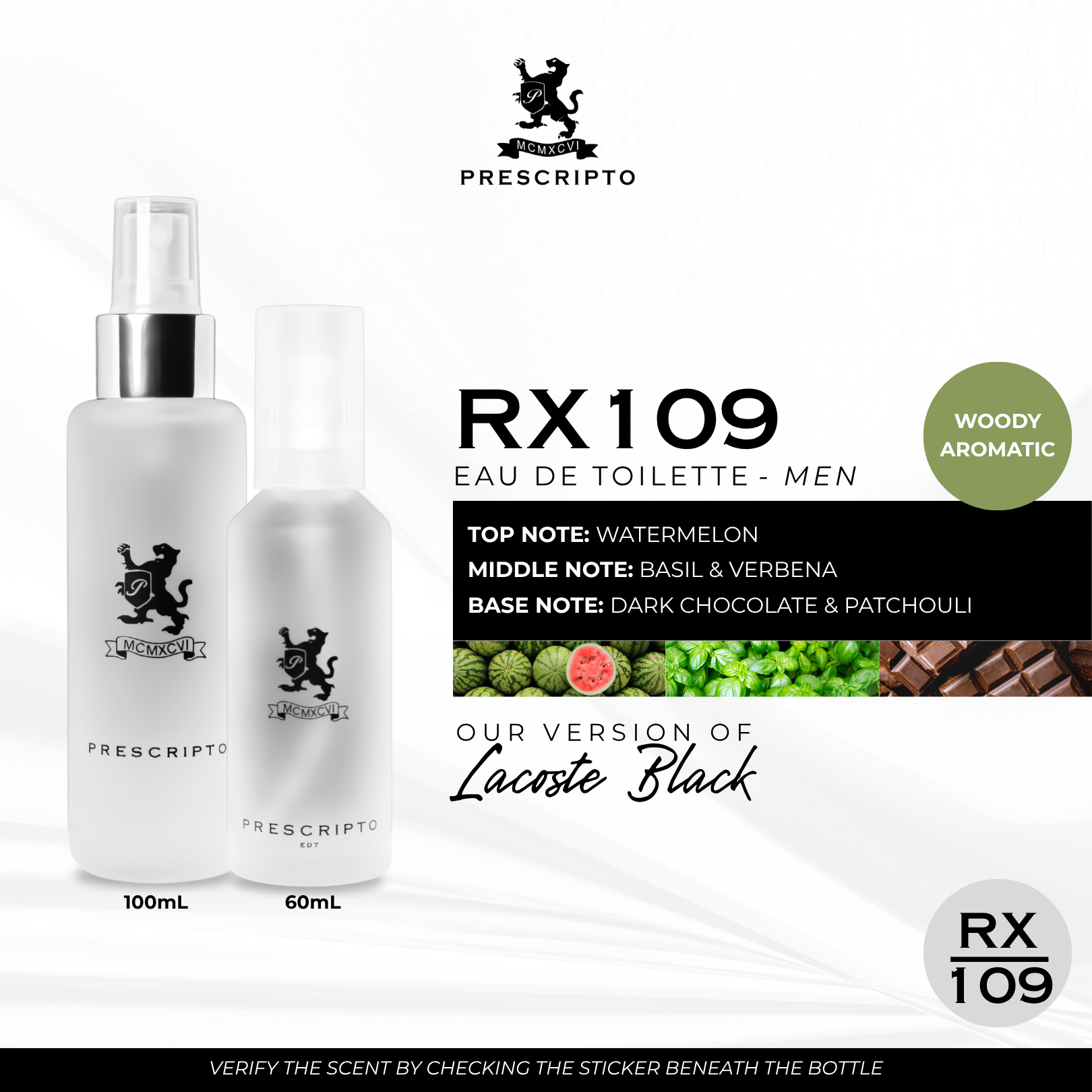RX109 - OUR VERSION OF LACOSTE BLACK (LACSOTE L.12.12 NOIR)