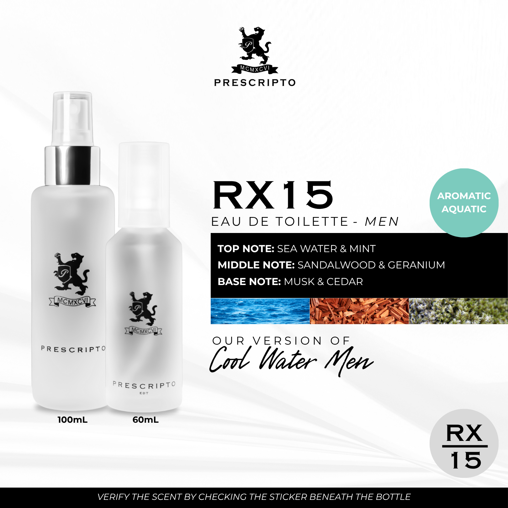 RX15 - OUR VERSION OF COOLWATER MEN